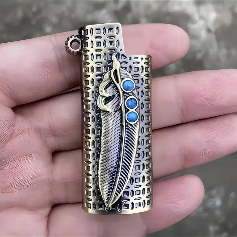 Feather Style Grid Lighter Case - Image 2