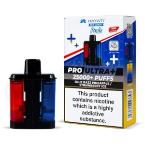 Blue Razz Pineapple & Strawberry Ice Hayati Pro Ultra Plus Refill Pod