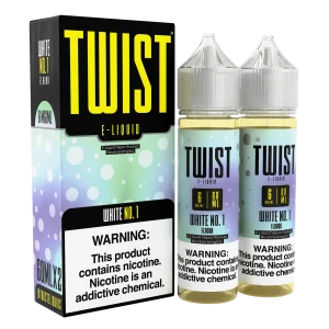White No. 1 by Twist E-Liquid – 60mL x 2