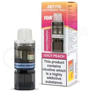 Juicy Peach Juicy Pod Novamax 10K Refill Pack