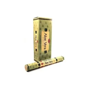 HEM Aloe-Vera 9″ Incense Sticks – Hex Box (20g)