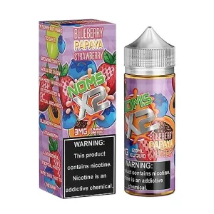 Noms X2 Blueberry Papaya Strawberry E-liquid by Nomenon - (120mL)