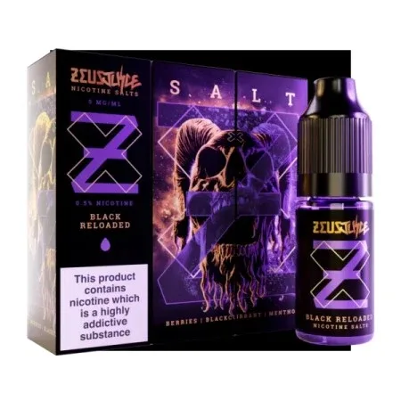 Zeus Juice Black Reloaded Nic Salt 10ml E-Liquid - Image 2