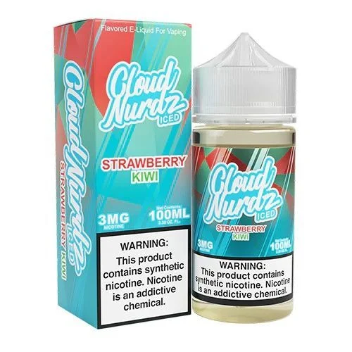 Cloud Nurdz Strawberry Kiwi Iced - (100mL)
