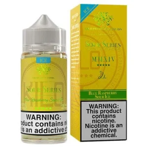 Blue Raspberry Sour Straws Ice | Bazooka Sour Straws by Kilo | 100ml | 6mg (Final closeout)