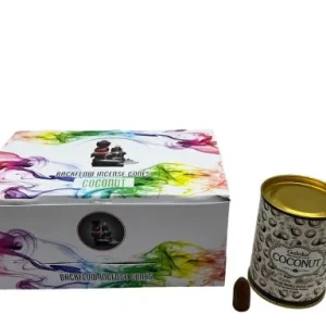 Goloka Backflow Cones - Coconut Backflow Incense 24 Cones
