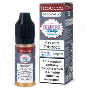 Smooth Tobacco E-Liquid by Dinner Lady 50/50