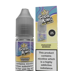 Paradise Berries Nic Salt By Soda King Bar Salt