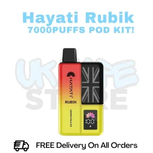 Lemon Cola Ice Hayati Rubik 7000 7K Puff Pod Kit - £6.99