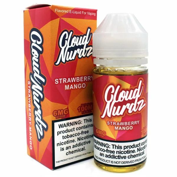 Cloud Nurdz Strawberry Mango E-liquid - (100mL)