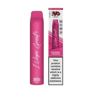 IVG Disposable Air Bar Plus - Raspberry Lemonade