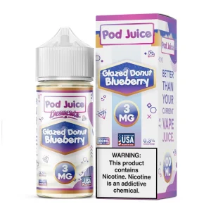 Glazed Donut Blueberry by Pod Juice – 100mL