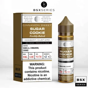 Sugar Cookie BSX Series by Glas E-Liquid – 60mL