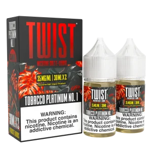 Tobacco Platinum No. 1 Salt by Twist E-Liquid – 30mL x 2