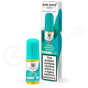 Fresh Menthol Mojito Nic Salt E-Liquid by Bar Juice 5000