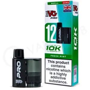 Fresh Mint IVG Pro 12 Refill Pack