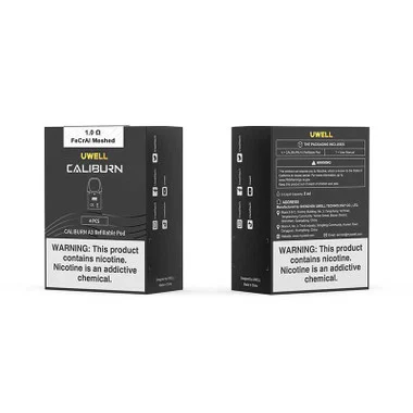 Caliburn A3S Meshed Replacement Pod (4/PK) | Uwell | 2ml (Final Closeout)