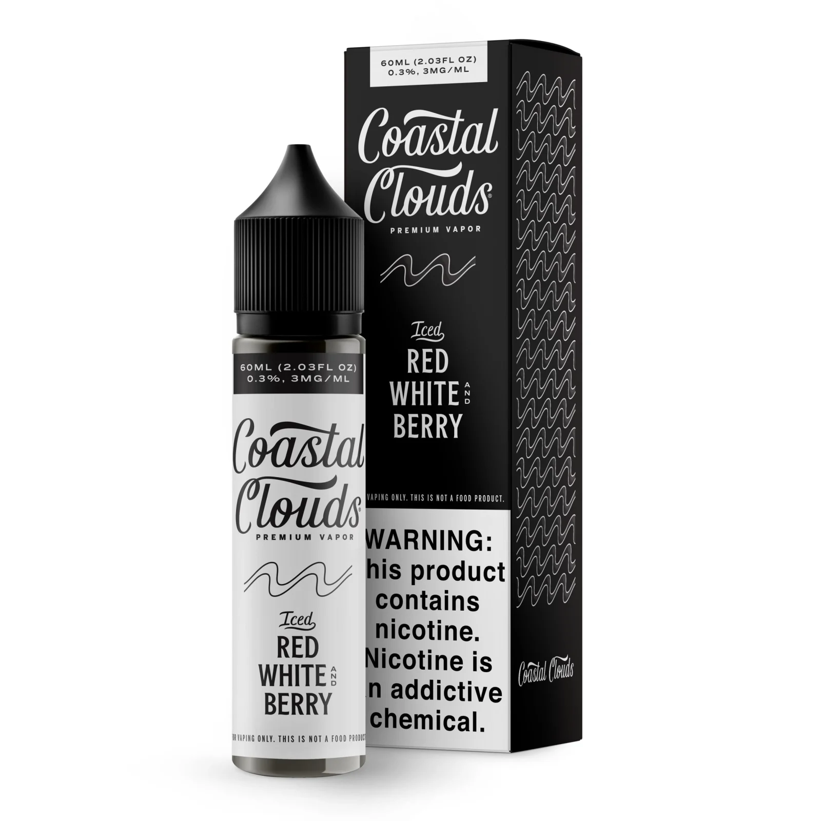 Red White and Berry Iced | Coastal Clouds | 60mL