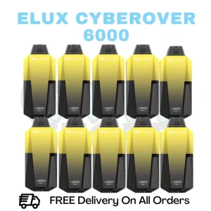 Banana Ice Elux CyberOver 6000 Box Of 10
