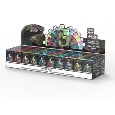 Kumi Six Loaded Kurve Counter Display