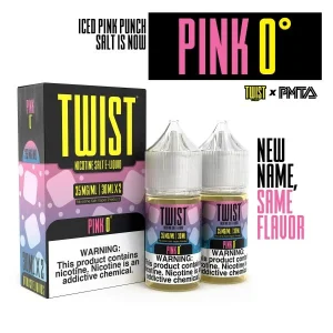 Pink Punch 0° Nic Salt by Twist E-liquids - ( 2 Pack)