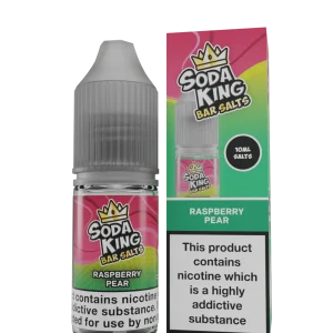 Raspberry Pear Nic salt By Soda King Bar Salt