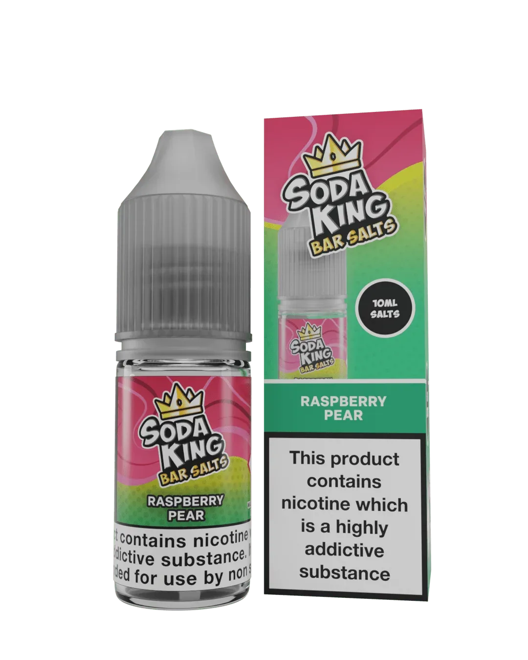 Raspberry Pear Nic salt By Soda King Bar Salt