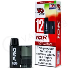Sour Cherry Watermelon IVG Pro 12 Refill Pack