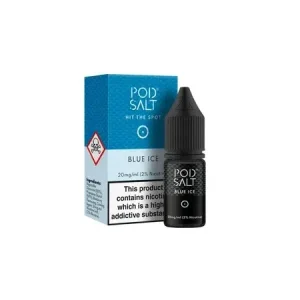 Pod Salts Blue Ice 10ml Nic Salt Eliquid