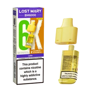 Latte Lost Mary BM6000 Refill Pack