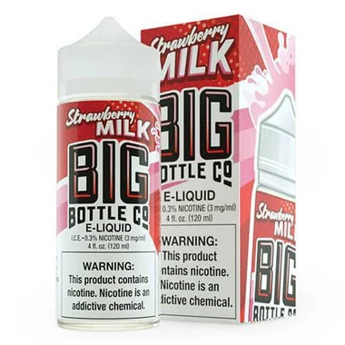 Strawberry Milk | Big Bottle Co. | 120ml (Final Closeout)