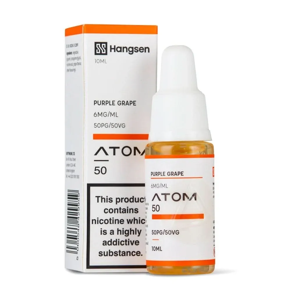 Purple Grape E-Liquid Atom 50 Series by Hangsen (10ml)