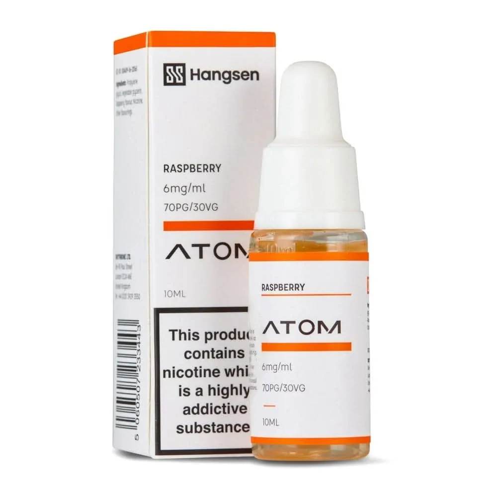 Raspberry E-Liquid Atom Series by Hangsen (10ml)