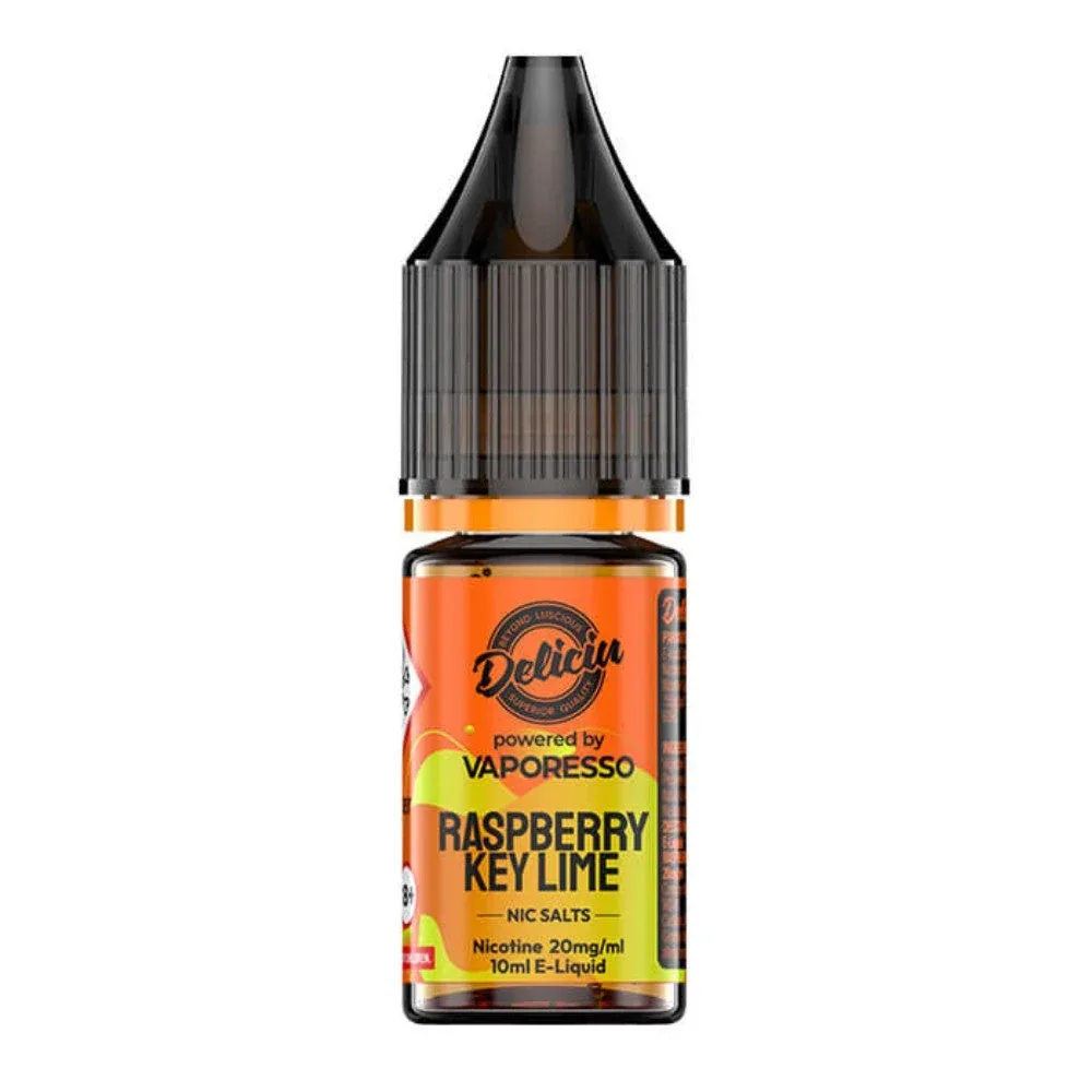 Raspberry Key Lime Nic Salt E-Liquid by Deliciu (10ml)