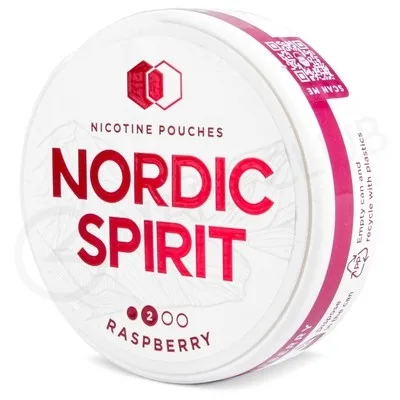 Raspberry Nicotine Pouches by Nordic Spirit - Image 2