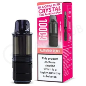 Raspberry Peach Bloody Bar Crystal 10K Refill Pod