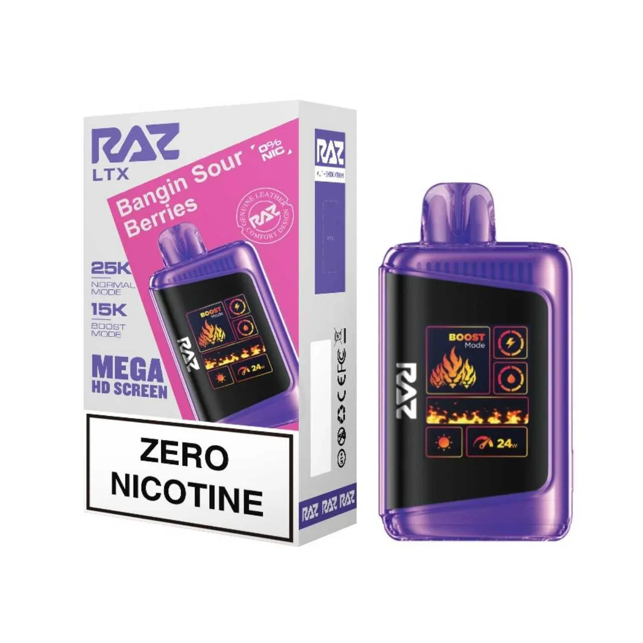 RAZ LTX 25K Zero Nicotine Disposable Vape - Image 2