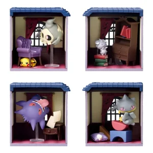 Re-Ment Pokemon Midnight Mysterious Mansion Box 4 Types 4 Pieces Set