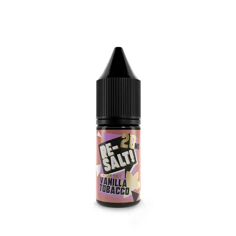 Re-Salt Vanilla Tobacco Nic Salt 10ml E-Liquid - Image 2