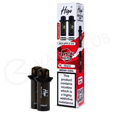 Red Apple Ice Higo Krystal Pro 600 Prefilled Pods