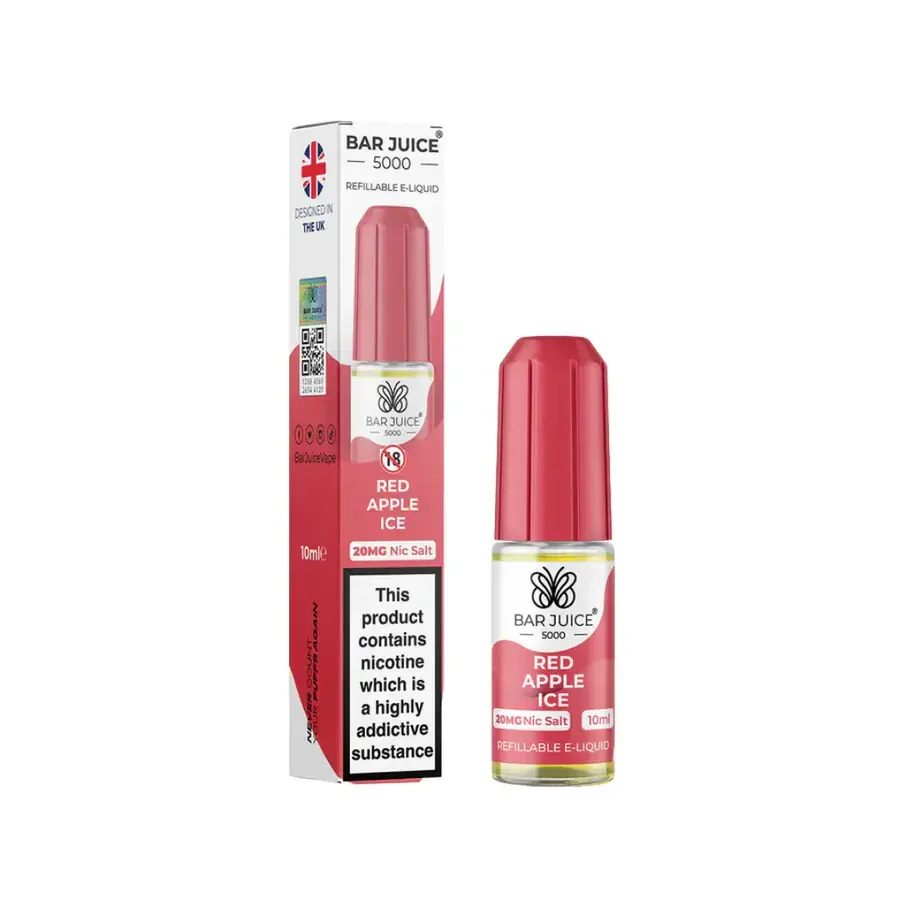 Red Apple Ice Nic Salt By Bar Juice 5000
