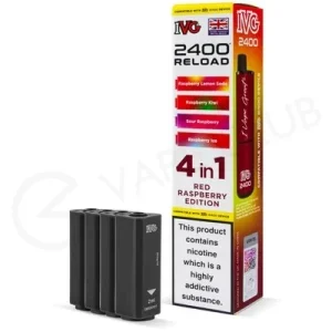 Red Raspberry Edition IVG 2400 Prefilled Pods