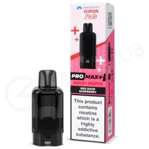 Red Sour Raspberry Hayati Pro Max Plus Refill Pod