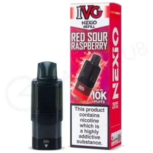 Red Sour Raspberry IVG Nexio Refill Pod