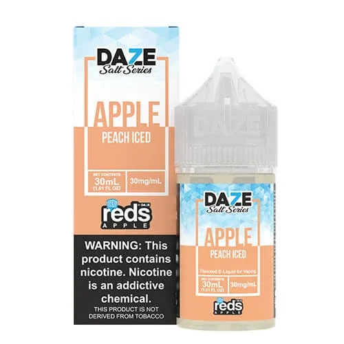 Reds Apple Juice Salt Synthetic - Peach Iced