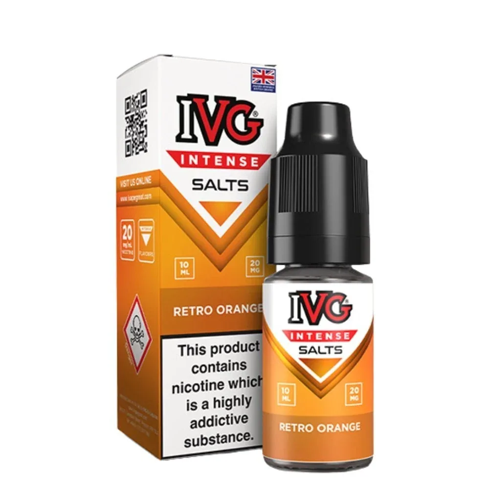Retro Orange Nic Salts E-Liquid Intense Salts Series by IVG (10ml)