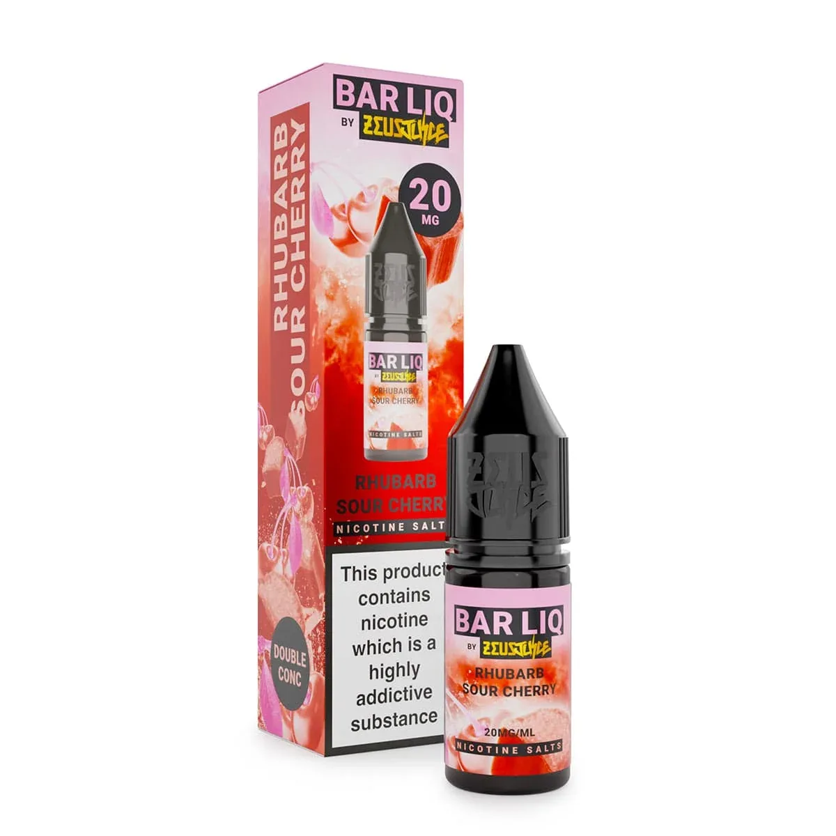 Rhubarb Sour Cherry Nic Salt Bar Liq By Zeus Juice