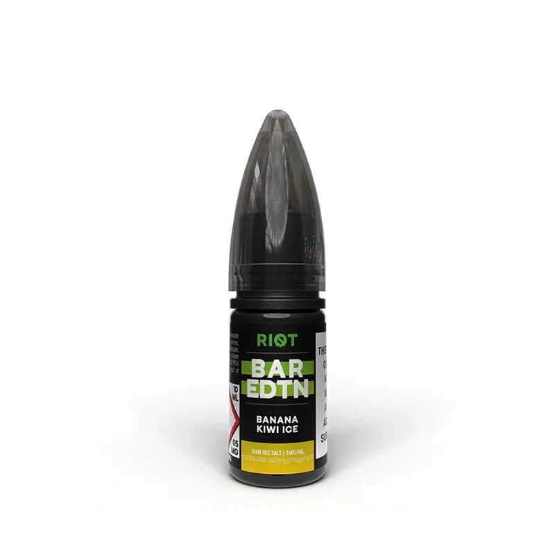 Riot Squad BAR EDTN Banana Kiwi Ice 10ml Nic Salt E-Liquid - Image 2