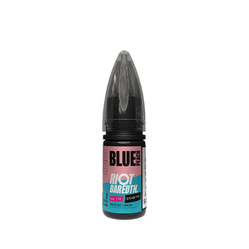 Riot Squad BAR EDTN Blue Peach No Ice 10ml Nic Salt E-Liquid - Image 2