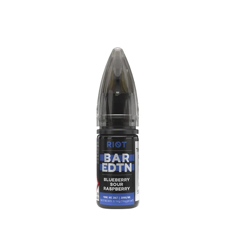 Riot Squad BAR EDTN Blueberry Sour Raspberry 10ml Nic Salt E-Liquid - Image 2